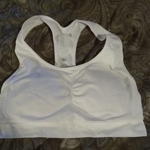 Justice White Sports Bra